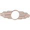 Ekena Millwork Elizabeth Wood Fretwork Prcd Ceiling Medallion, Cherry, 28"W x 14"H x 7 3/4"IW x 13 1/4"IH x 1/4"T CMWP28X14X0250EBCH - alternate 3